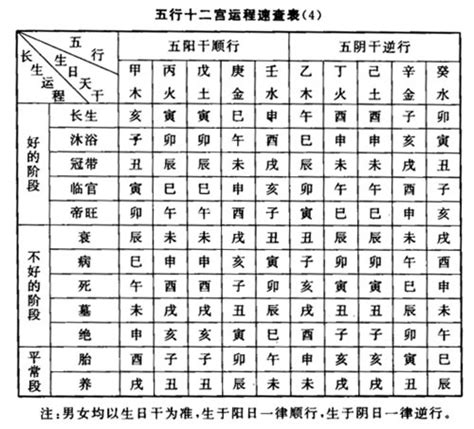 十二長生大運|長生、沐浴、冠帶、臨官、旺、衰、病、死、墓、絕、胎、養